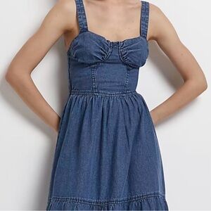 River Island denim maxi- NWT